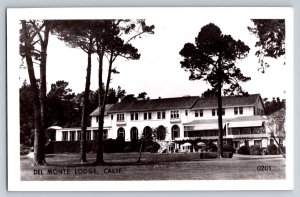 Postcard Del Monte Lodge California RPPC