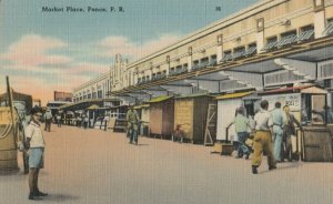 PONCE , Puerto Rico , 1930-40s ; Market Place