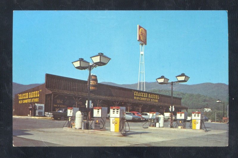 CARYVILLE TENNESSEE CRACKER BARREL RESTAURANT STORE ADVERTISING POSTCARD