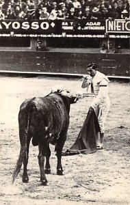 Ferman Espinoza Armilltta, Bullfighting Postcar 1943 