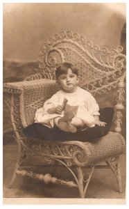Boy  Baby, Toddler , Photo, Born april 1909 , RPPC
