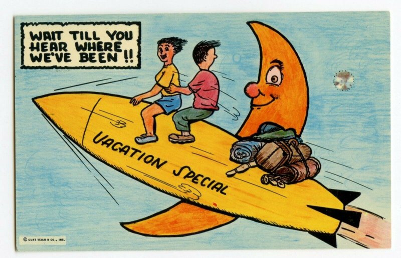 Postcard Wait Till You Hear Where We've Been Vacation Special Standard View Card