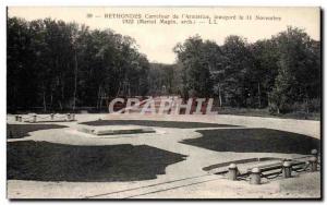 Old Postcard Rethondes Crossroads of & # 39Armistice Inaugurates November 11t...