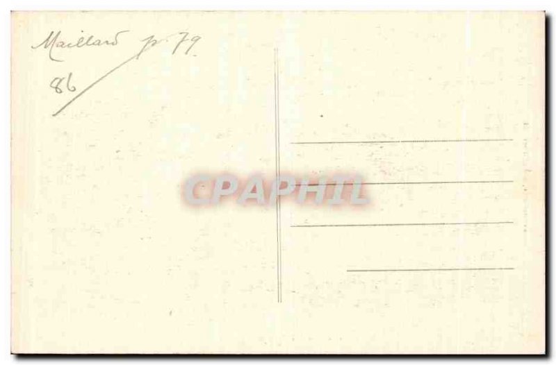 Old Postcard St savin on gartempe (come) the twelfth Painting siecie of ancie...