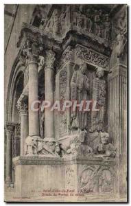 Old Postcard Saint Gilles Gard L & # 39Eglise Details of the Middle Gate