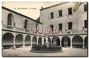 Montbrison Old Postcard The college