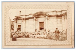 c1910s St. Patrick's Cathedral Church Harrisburg PA RPPC Photo Postcard 