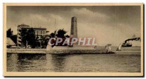 Egypt Egypt The Suez Canal Postcard Old War memorial of the Suez Canal near