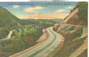 Pennsylvania Turnpike and Lincoln Highway through the Nar...
