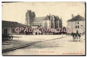 Postcard Old Barracks Toul From 12th Dragons