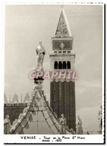 Postcard Old Venice Toyr the Place St Mare year 1957