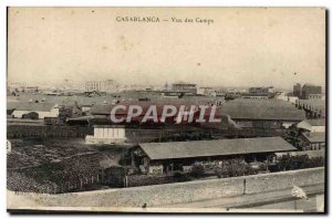 Old Postcard View From Casablanca Camps