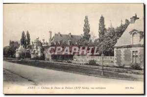 Old Postcard Chateau de Diane de Poitiers XVI century exterior view