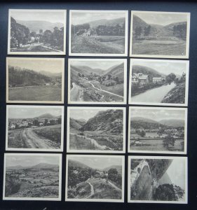 Shropshire 12 x CHURCH STRETTON c1960 Photocard Collection by G. Dunn / Frith