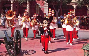 Mickey Mouse Marching Band DISNEYLAND Main Street Vesey Walker Vintage Postcard