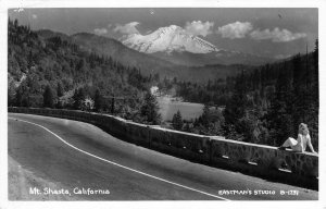 RPPC MT. SHASTA, CA Eastman's Studio California 1949 Vintage Postcard