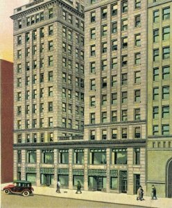USA Commonwealth Atlantic National Bank Building Boston Vintage Postcard 07.72