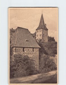 Postcard Partie an der Stadtmauer, Nürnberg, Germany