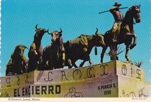 Mexico Juarez El Encierro Monument To The Bulls