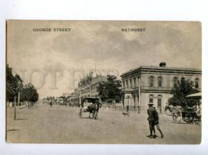 147459 AUSTRALIA BATHURST George street Vintage postcard