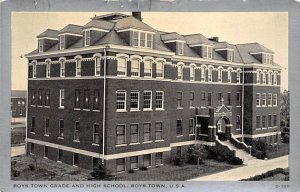 Boys Town Grade Ang High School Boys Town, Nebraska USA Unused 