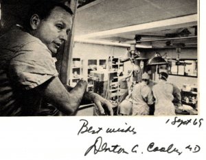 Denton Cooley 1st USA American Heart Implant Autograph