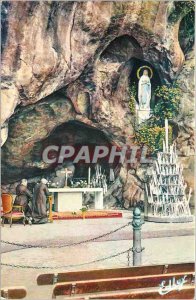 Modern Postcard Lourdes Grotto Miraculous