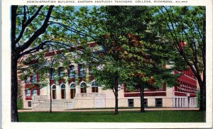 1920s Administration Bldg. East Kentucky Teachers College Richmond KY Postcard