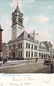 Post Office Worcester Massachusetts Tucks