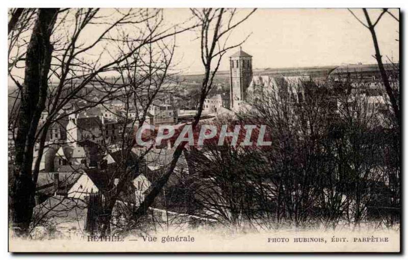 Old Postcard Rethel General view