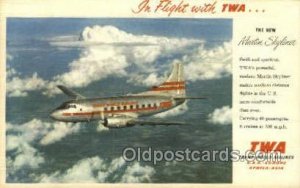 Martin Skyliner TWA Airplane, Airlines, Unused 