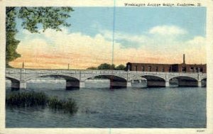 Washington Ave. Bridge - Kankakee, Illinois IL  