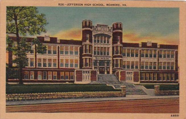 Virginia Roanoke Jefferson High School 1947