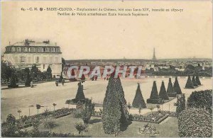 Old Postcard SAINT-CLOUD - Location Ch�teau bati incendi� under Louis XIV...