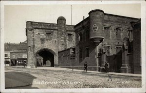 Leicester England Newarke Street Scene c1910 Real Photo Postcard