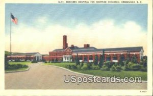 Shriners Hospital for Crippled Children - Greenville, South Carolina