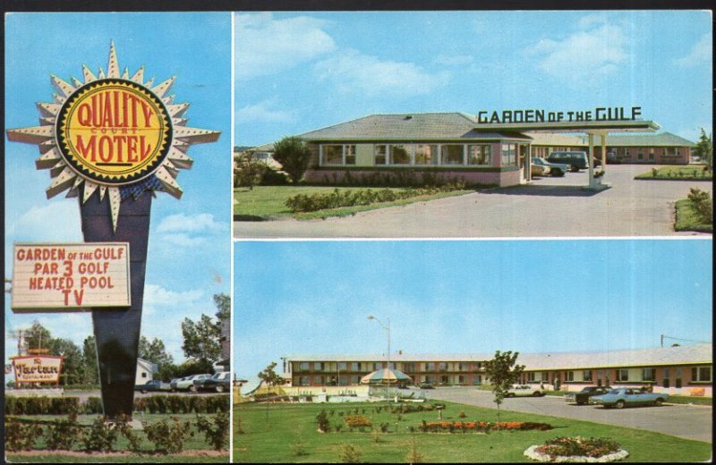 Prince Edward Island SUMMERSIDE Garden of the Gulf Court and Motel pm1964