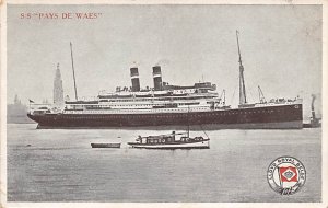 SS Pays De Waes Lloyd Royer Belge Ship Line Ship 