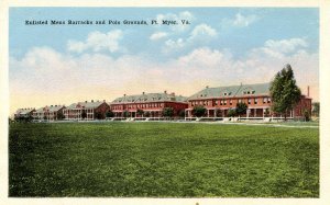 VA - Fort Myer. Enlisted Mens Barracks & Polo Grounds 