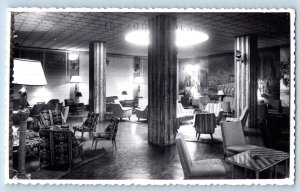 Cordoba Spain Postcard Interior Lobby Hotel Cordoba Palace c1950's RPPC Photo