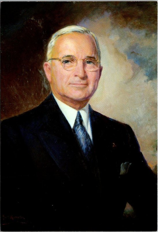 Missouri Independence Harry S Truman Library & Museum Oil Portrait