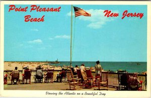 Postcard BEACH SCENE Point Pleasant New Jersey NJ AN1439