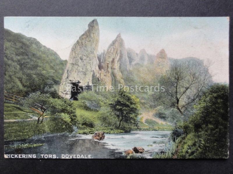 Derbyshire: Pickering Tors, Dovedale - Old Postcard by A.P.Co.
