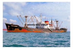 mc4537 - Singapore Cargo Ship - Fides Orient , built 1958 - photo 6x4