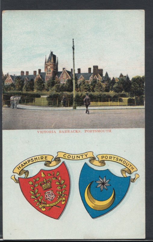 Hampshire Postcard - Victoria Barracks, Portsmouth     RS8837