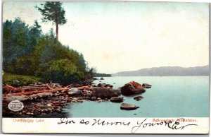 Postcard NY Adirondacks Chateaugay Lake New York Central Lines