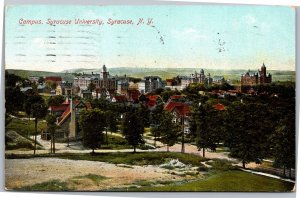 Postcard NY Syracuse University campus