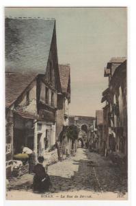 La Rue de Jerzual Dinan France 1910s postcard