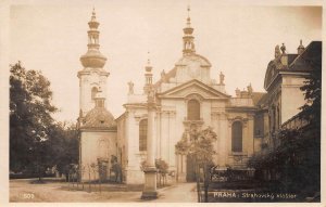 PRAHA PRAGUE CZECH REPUBLIC~STRAHOVSKY KLASTER~1910s PHOTO POSTCARD