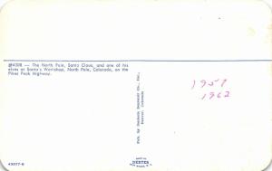 North Pole Colorado 1950-60s Postcard Santa's Workshop Santa Elf